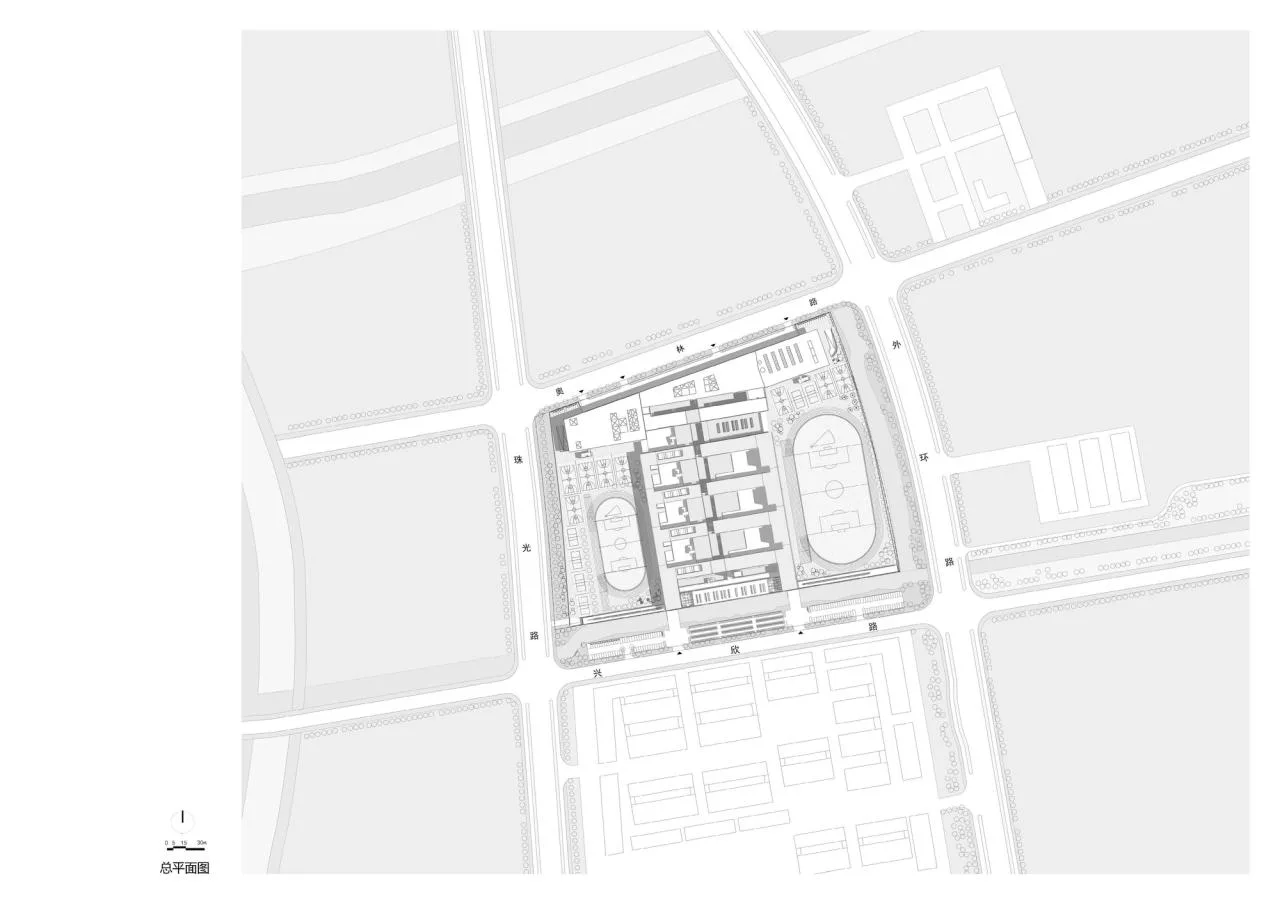 BIM Architecture | Suzhou University Gaoyou Experimental School/Jiucheng Urban Architecture