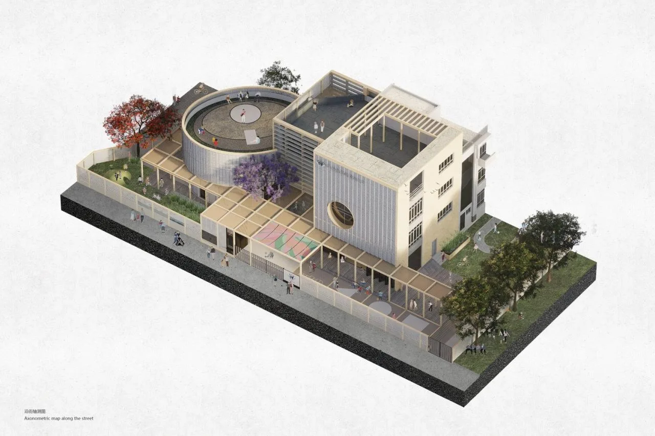 BIM Architecture | Xin'an Haibei Kindergarten Renovation/Shenzhen Diagonal Architectural Design