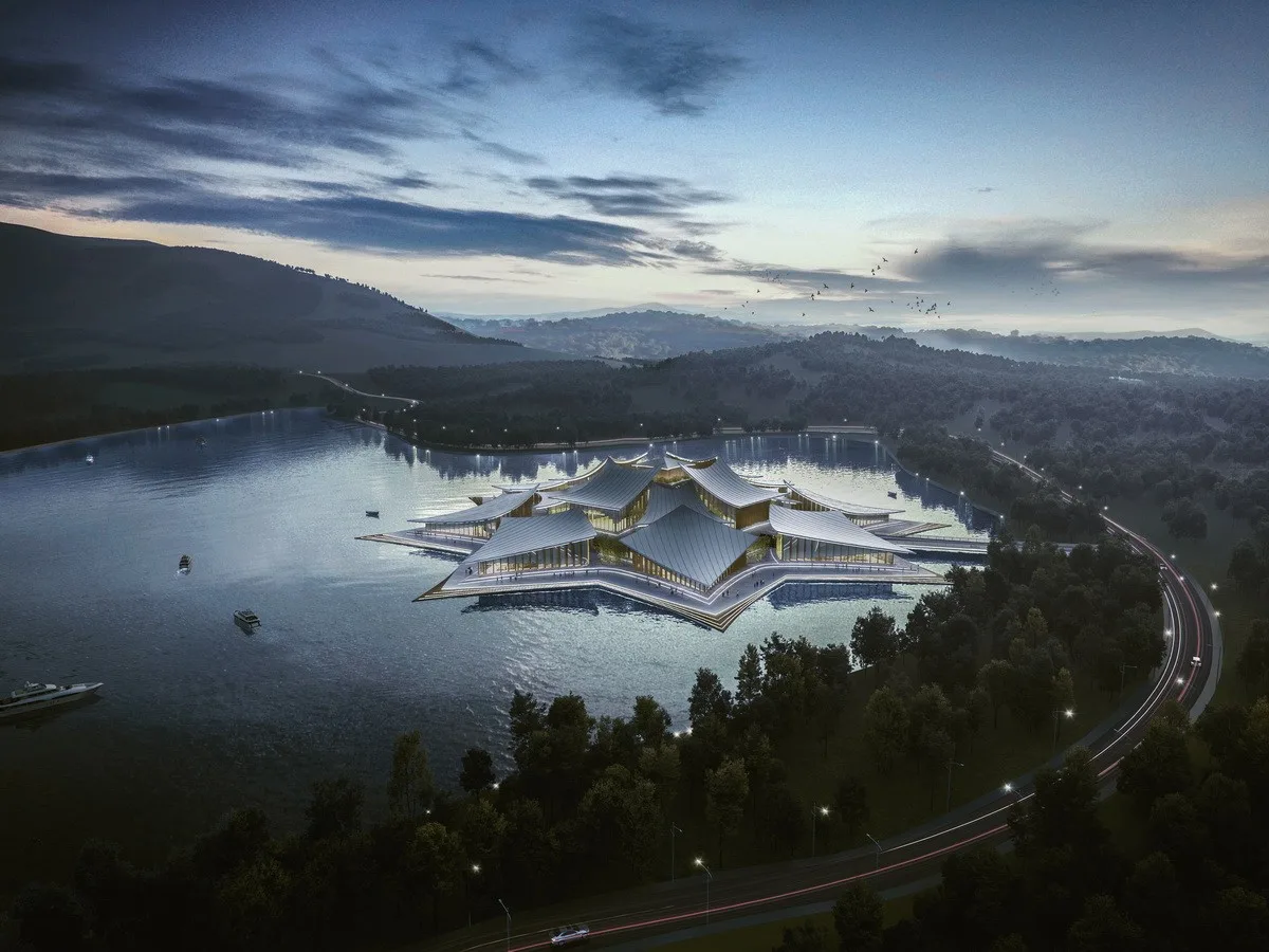BIM Architecture | Tianfu Water Conference Center/MARS Studio Planet Architecture Firm