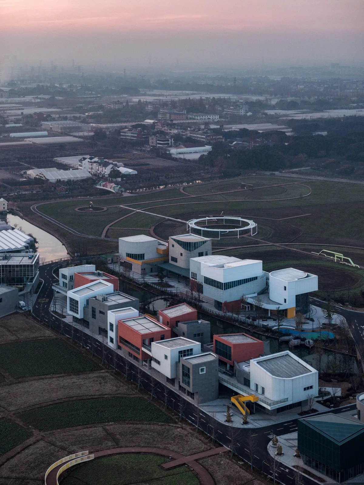 BIM Architecture | Haining Chang'an International Flower Industry Park/Forest Architecture+Park Architecture