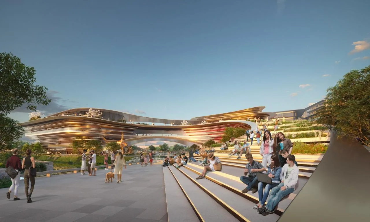 BIM Architecture | Water Town Community: Shanghai Xicen Science and Technology Innovation Center/Foster+Partners