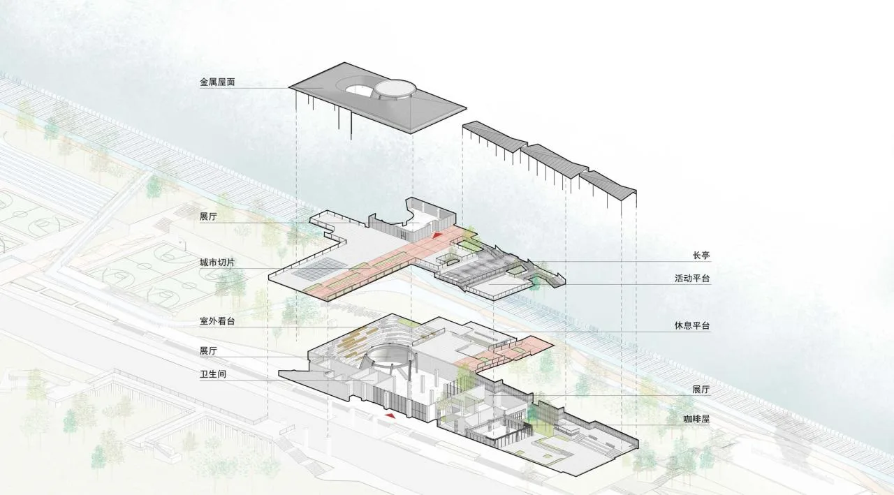 BIM Architecture | Hangzhou Binjiang Public Space · Jian Shi Yi and Ting Yun Yi/Tongji Original Design Studio