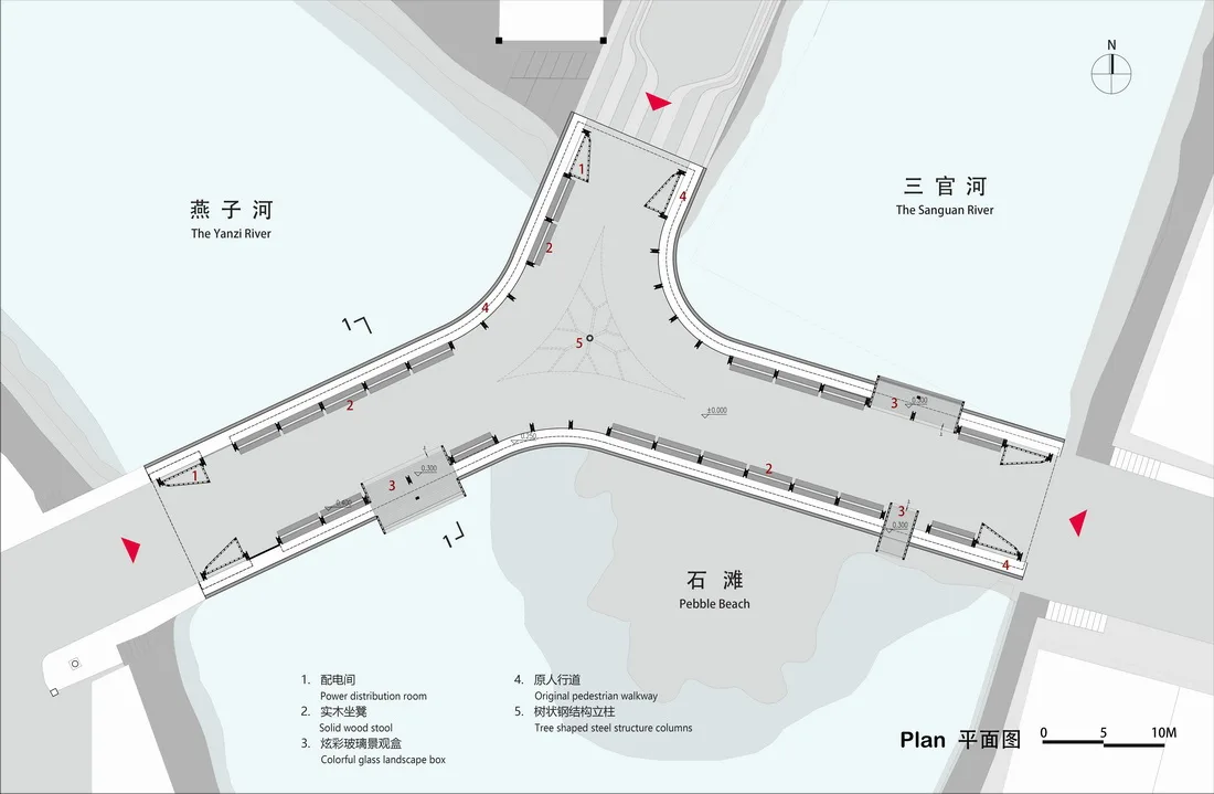 BIM Architecture | Renewal Design of Xinxinzi Bridge and Surrounding Commercial Street in Kang County/He Wei Studio of Sanwen Architecture