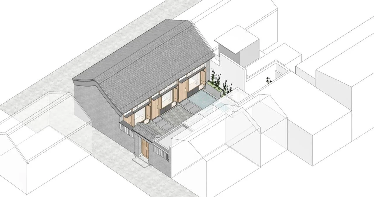 BIM Architecture | Liuhai Hutong: Heyuan Homestay/Wang Weiren Architectural Design and Research Office