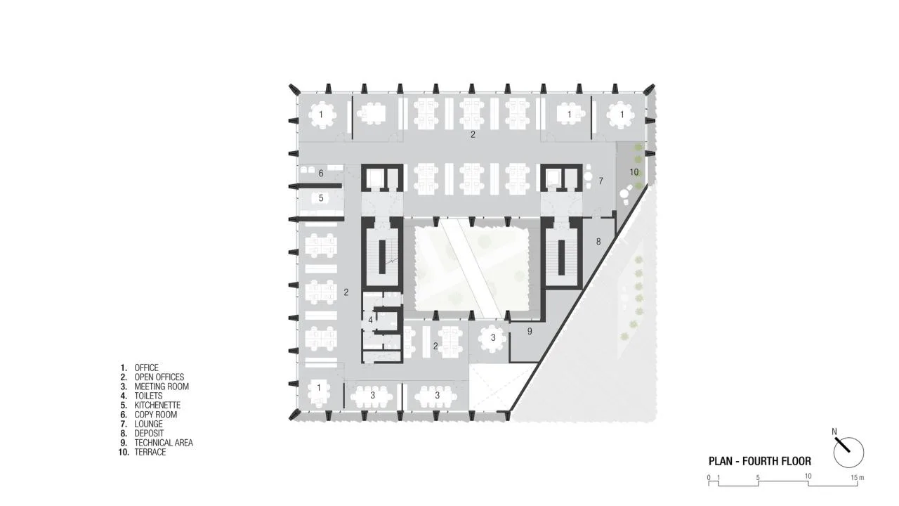BIM Architecture | Second Exterior Wall, Bonfiglioli Headquarters/Peter Pichler Architecture