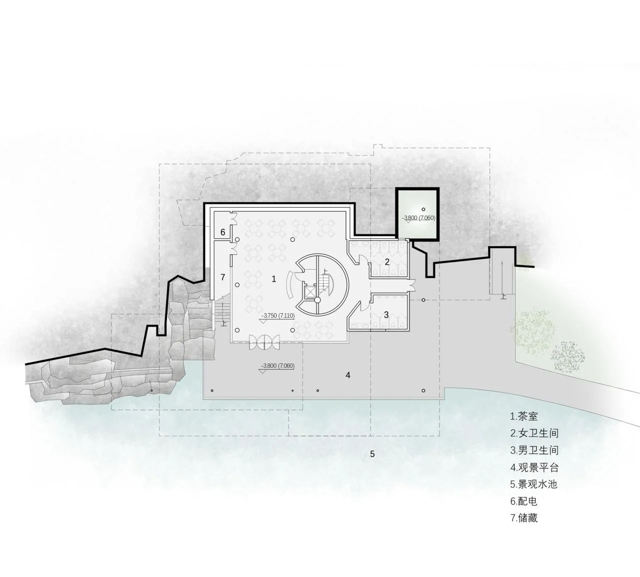 BIM Architecture | Hangzhou Binjiang Public Space · Jian Shi Yi and Ting Yun Yi/Tongji Original Design Studio