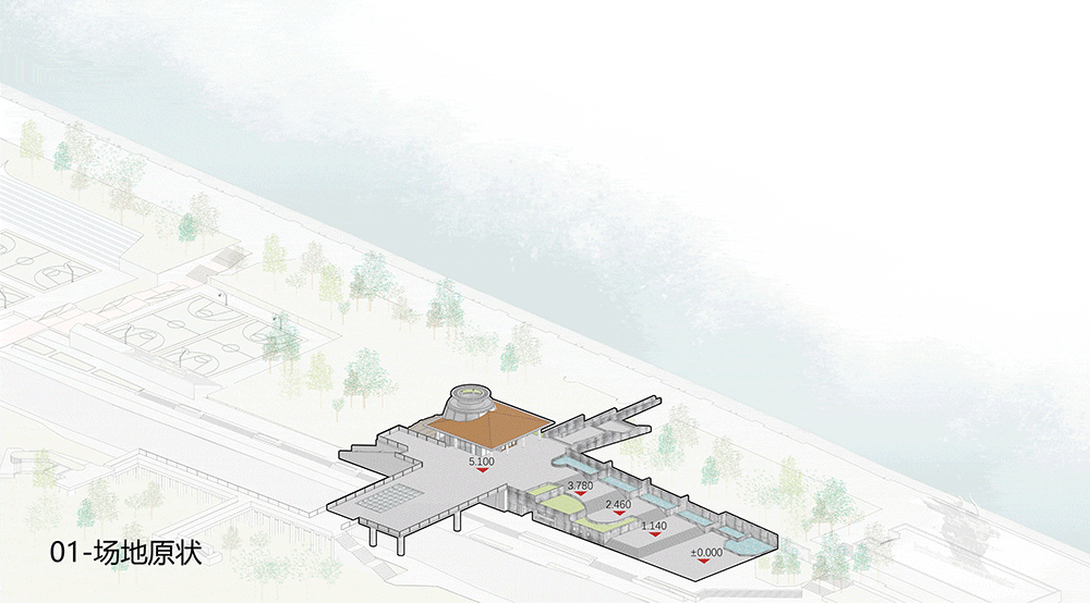 BIM Architecture | Hangzhou Binjiang Public Space · Jian Shi Yi and Ting Yun Yi/Tongji Original Design Studio