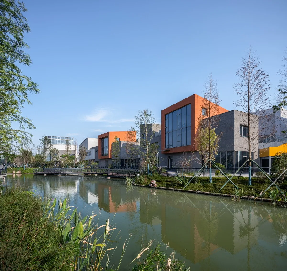 BIM Architecture | Haining Chang'an International Flower Industry Park/Forest Architecture+Park Architecture