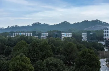 BIM Architecture: Jingdezhen Vocational University Valley Student Apartments by Tsinghua University Architectural Design and Research Institute-BIM WORLD