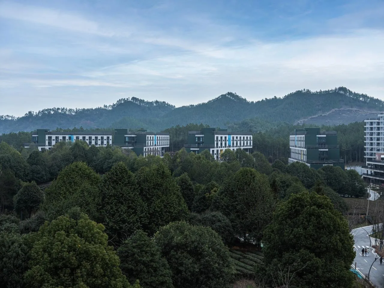 BIM Architecture | Jingdezhen Vocational University Valley Student Apartment/Tsinghua University Architectural Design and Research Institute