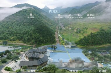 BIM Architecture: Dragon-Shaped Kang County Tourism Distribution Center by Symbiotic Architecture and Farmers Architects-BIM WORLD