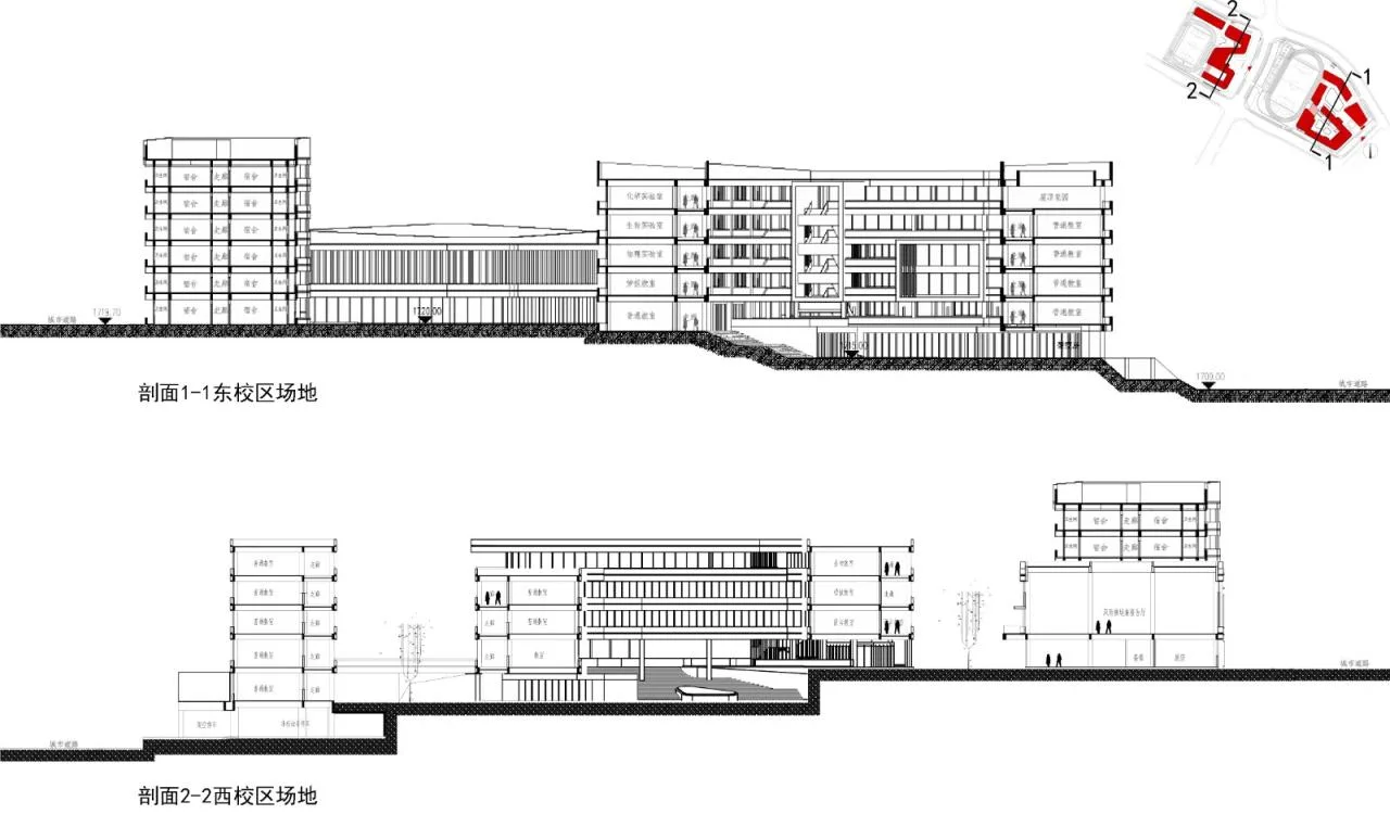 BIM Architecture | Gazing at Clouds by the Mountain: Design Record of Hongyu Middle School in Yuxi, Yunnan Province/Introduction to the Integration of Production and Education Research Center