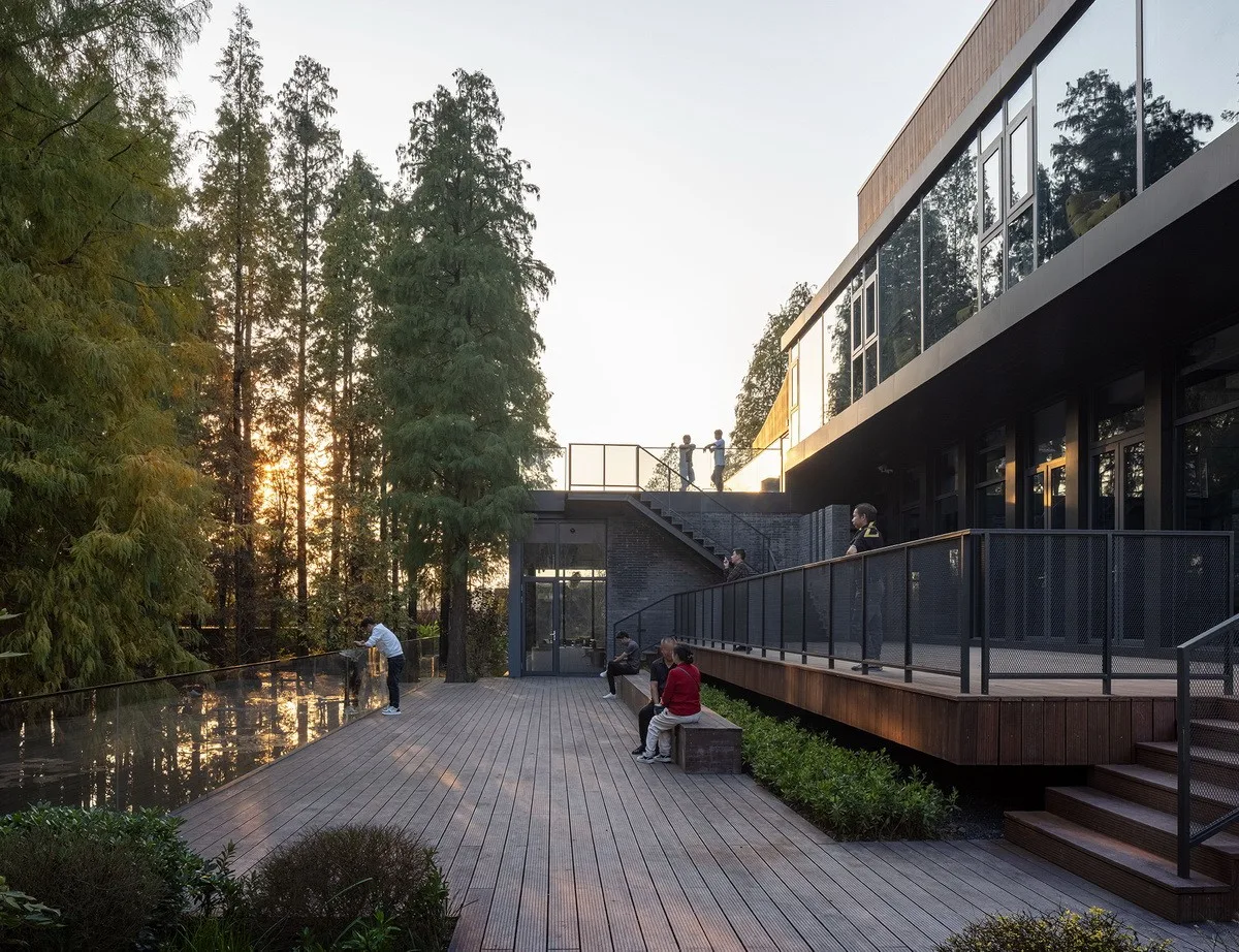 BIM Architecture | Tongxiang Puyuan Hongqiyang Shanlin Tribe Shared Restaurant/Shanghai Yanyang Architectural Design Studio