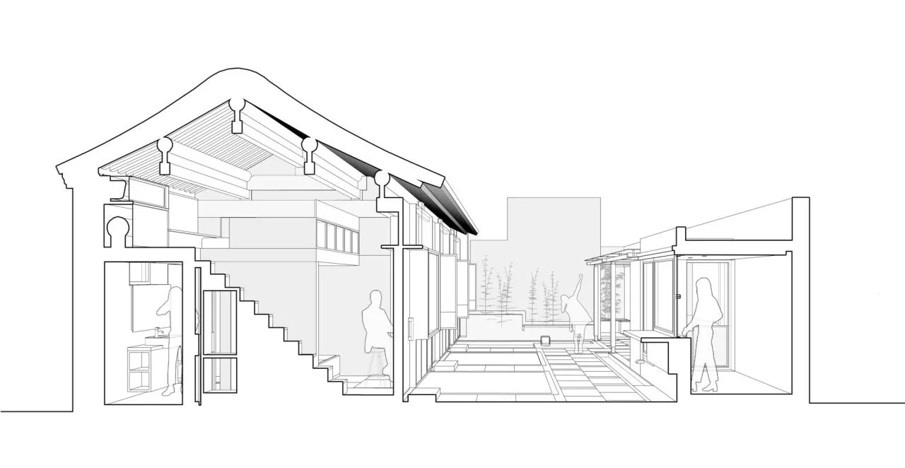 BIM Architecture | Liuhai Hutong: Heyuan Homestay/Wang Weiren Architectural Design and Research Office