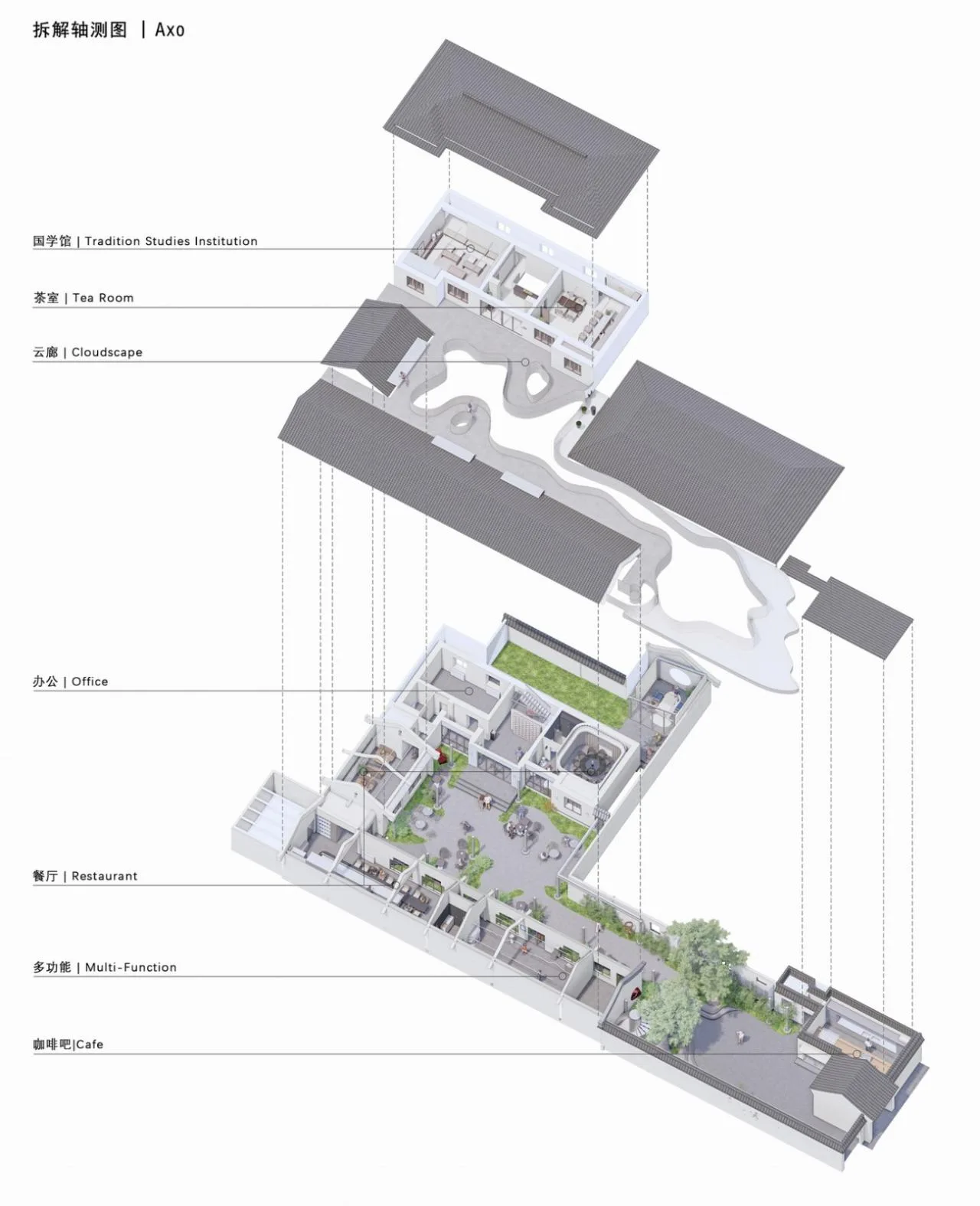 BIM Architecture | Courtyard 35- 'There is a Different Sky'/Wei/WAY Studio