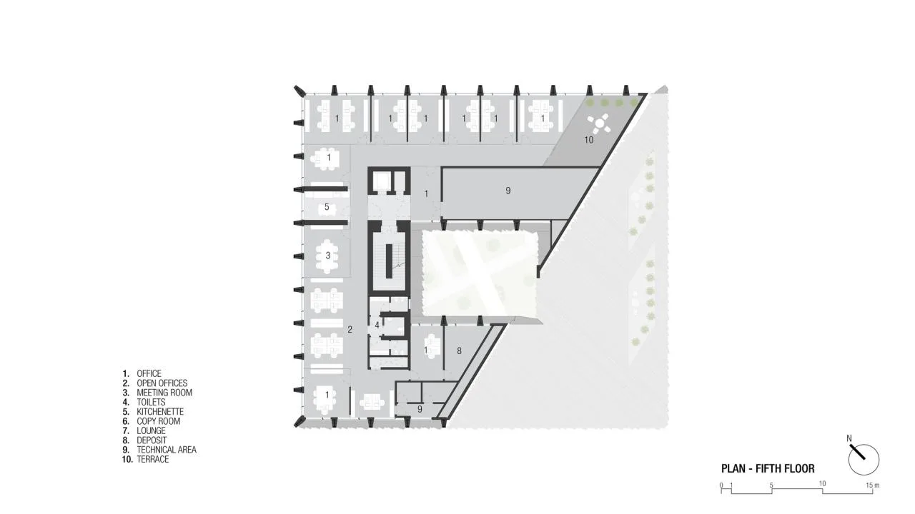 BIM Architecture | Second Exterior Wall, Bonfiglioli Headquarters/Peter Pichler Architecture