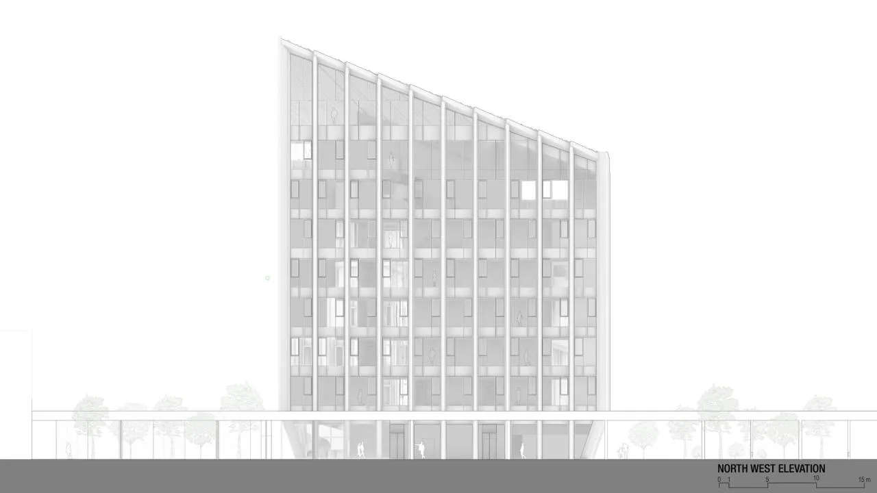 BIM Architecture | Second Exterior Wall, Bonfiglioli Headquarters/Peter Pichler Architecture
