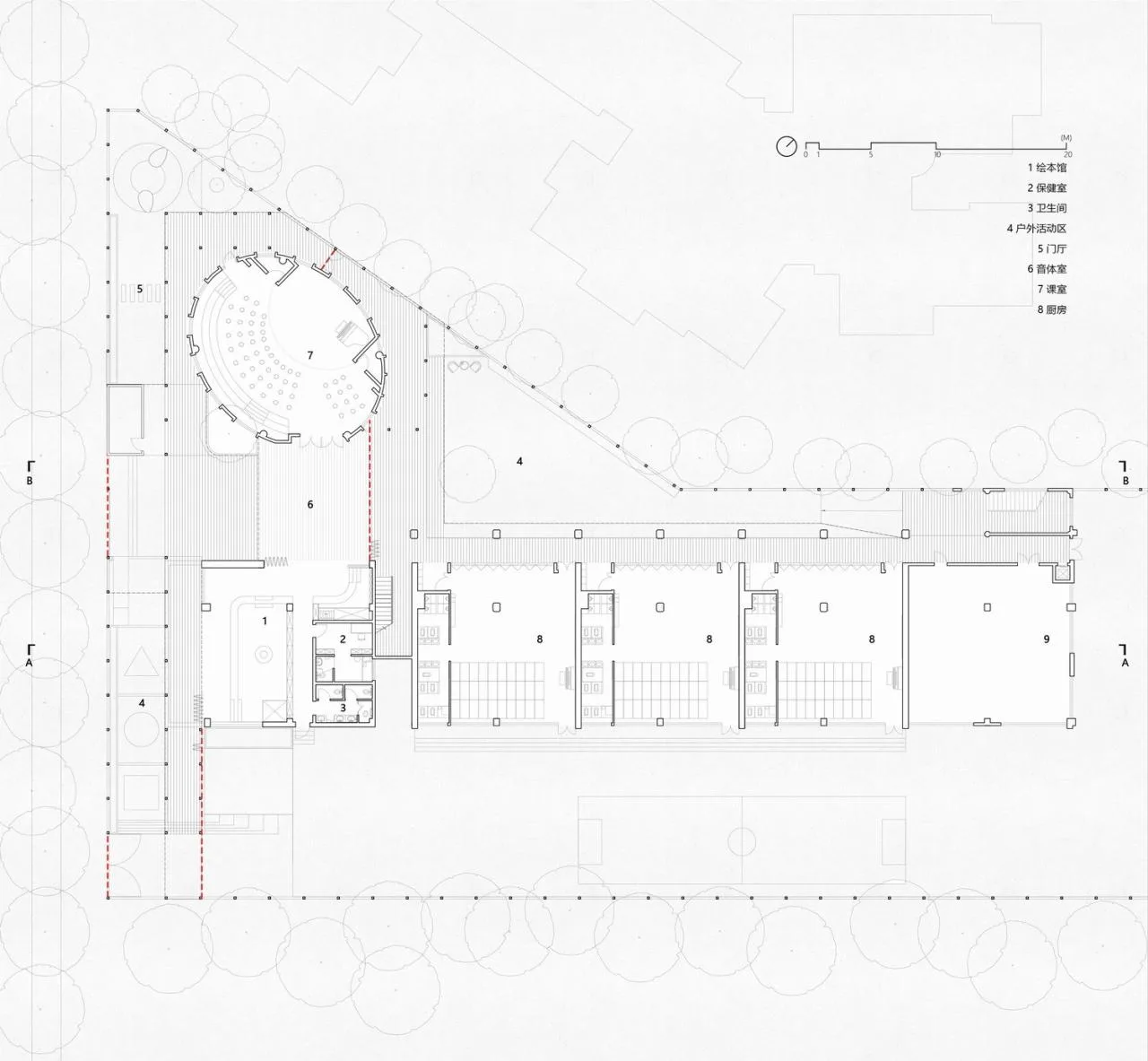 BIM Architecture | Xin'an Haibei Kindergarten Renovation/Shenzhen Diagonal Architectural Design