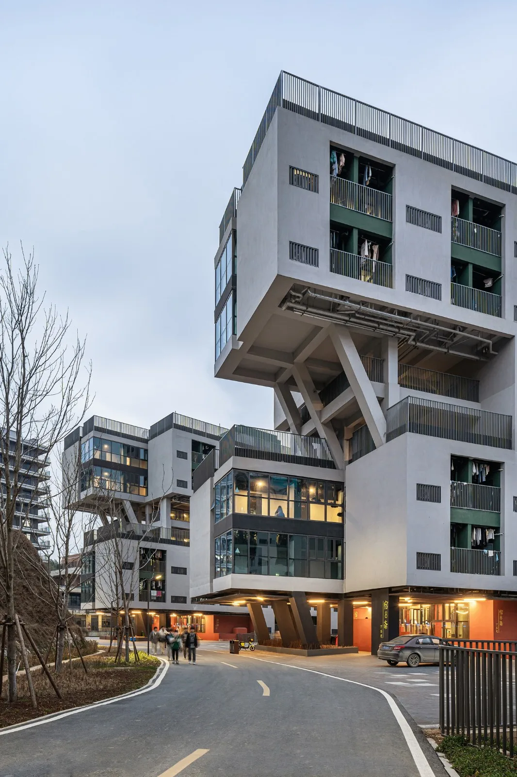 BIM Architecture | Jingdezhen Vocational University Valley Student Apartment/Tsinghua University Architectural Design and Research Institute