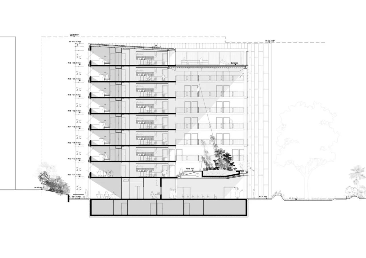 BIM Architecture | Egypt House Student Dormitory/Dar Arafa Architecture+SAM Architecture