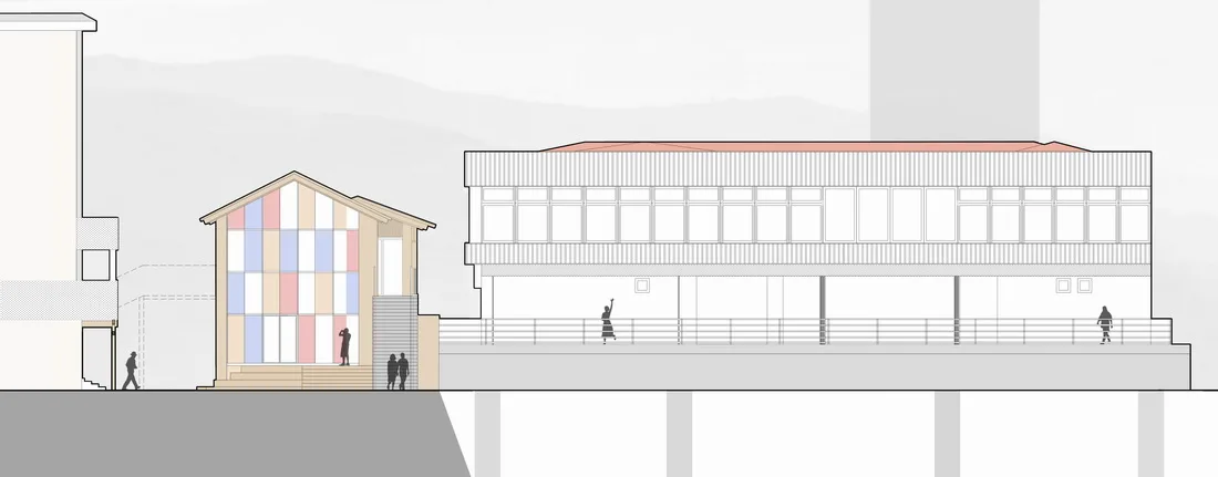 BIM Architecture | Renewal Design of Xinxinzi Bridge and Surrounding Commercial Street in Kang County/He Wei Studio of Sanwen Architecture