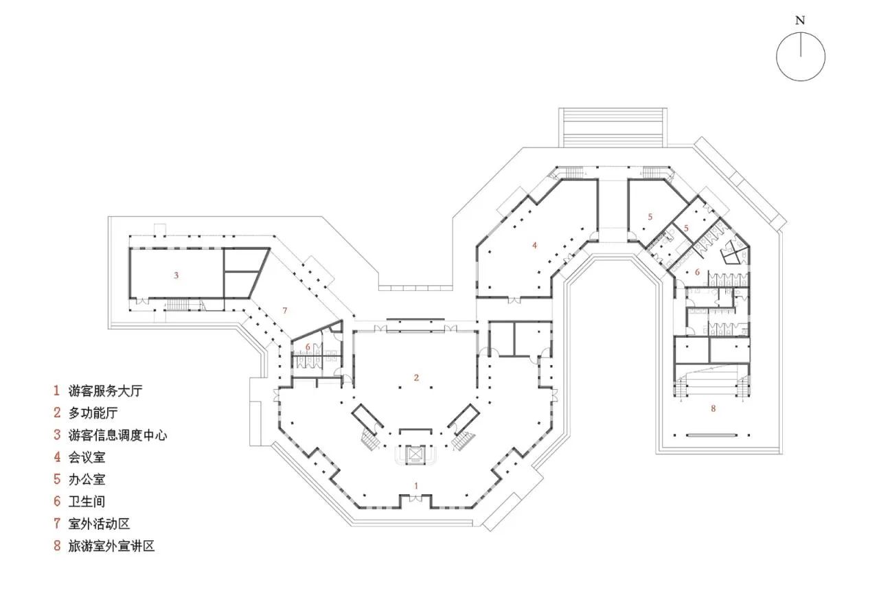 BIM Architecture | Dragon shaped Architecture: Kang County Tourism Tourist Distribution Center/Symbiotic Architecture Farmers Architects