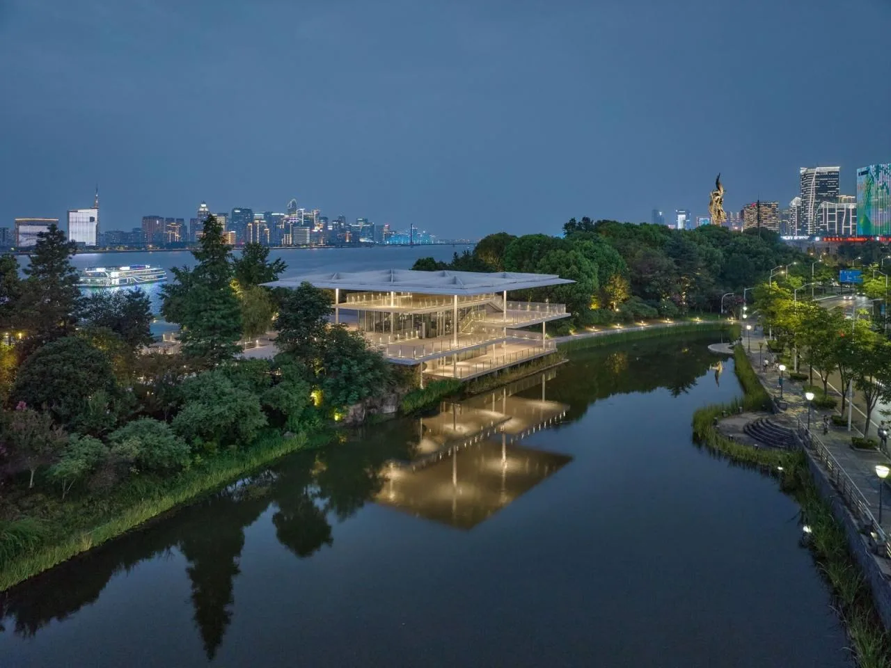BIM Architecture | Hangzhou Binjiang Public Space · Jian Shi Yi and Ting Yun Yi/Tongji Original Design Studio