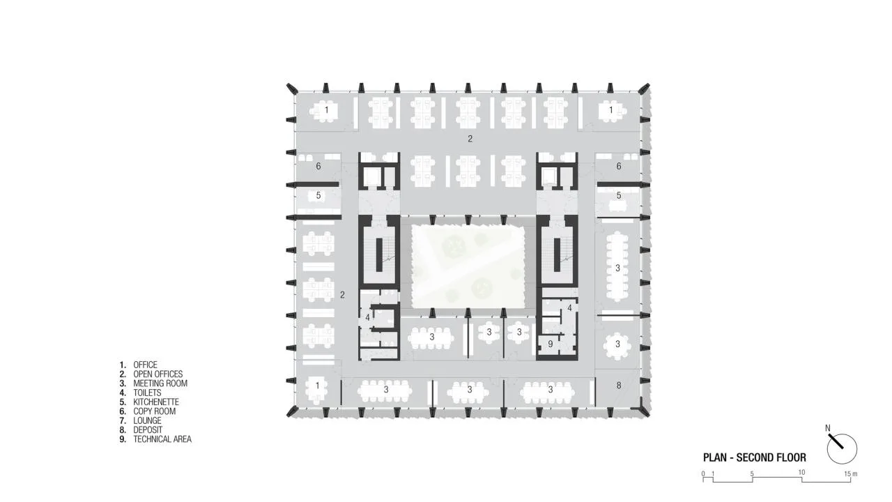 BIM Architecture | Second Exterior Wall, Bonfiglioli Headquarters/Peter Pichler Architecture