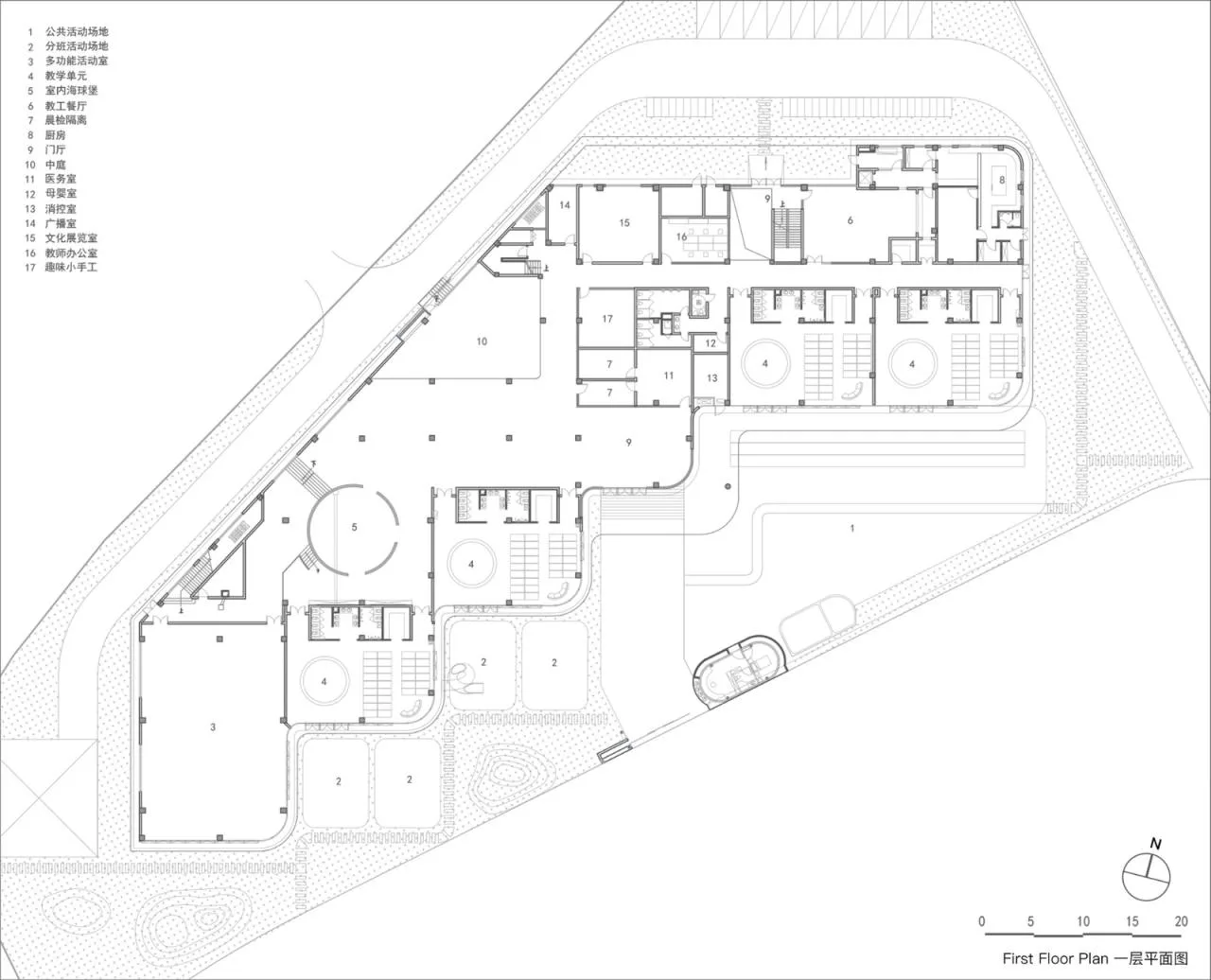 BIM Architecture | Linhai Xiecheng Kindergarten/Ren Tian Architecture Studio