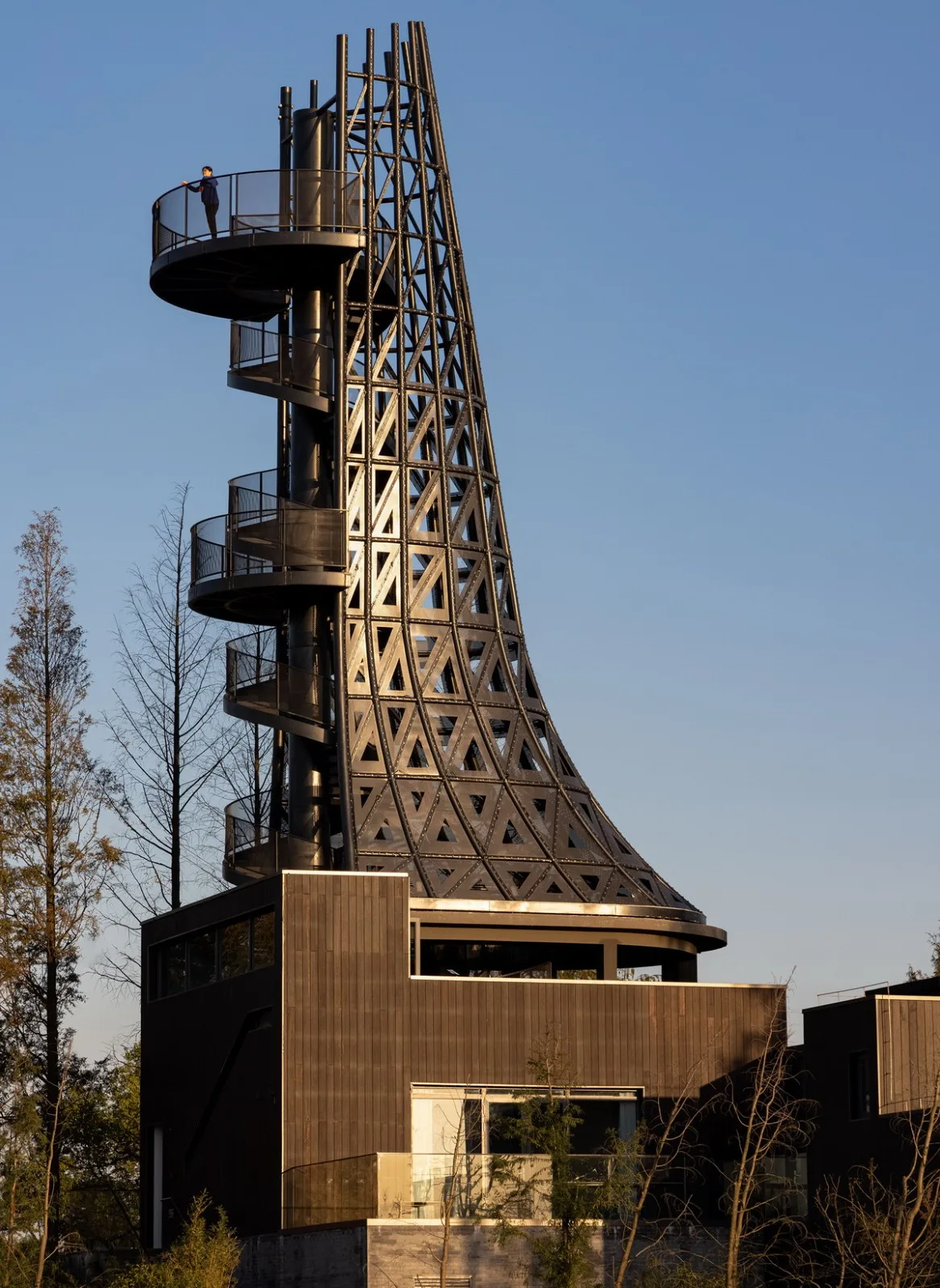 BIM Architecture | Tongxiang Puyuan Hongqiyang Shanlin Tribe Shared Restaurant/Shanghai Yanyang Architectural Design Studio