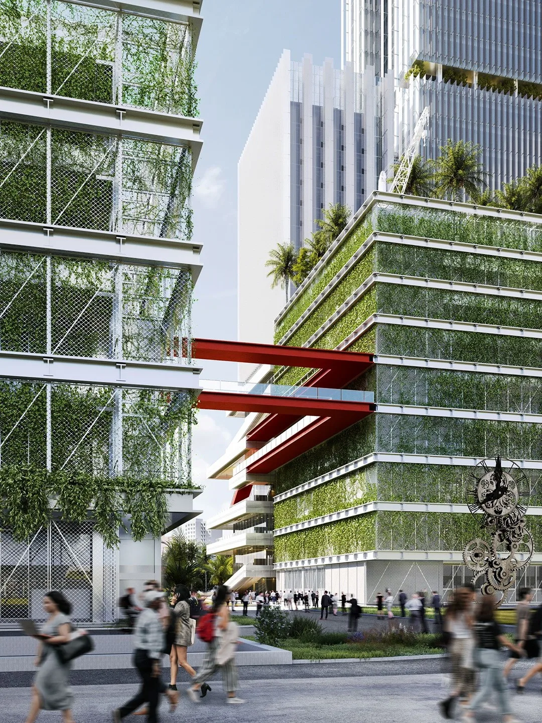 BIM Architecture | Bid Candidate Proposal: Shenzhen Bao'an Passenger Transport Center 'Industrial Upstairs' Project/SOPA Zuocheng Architecture