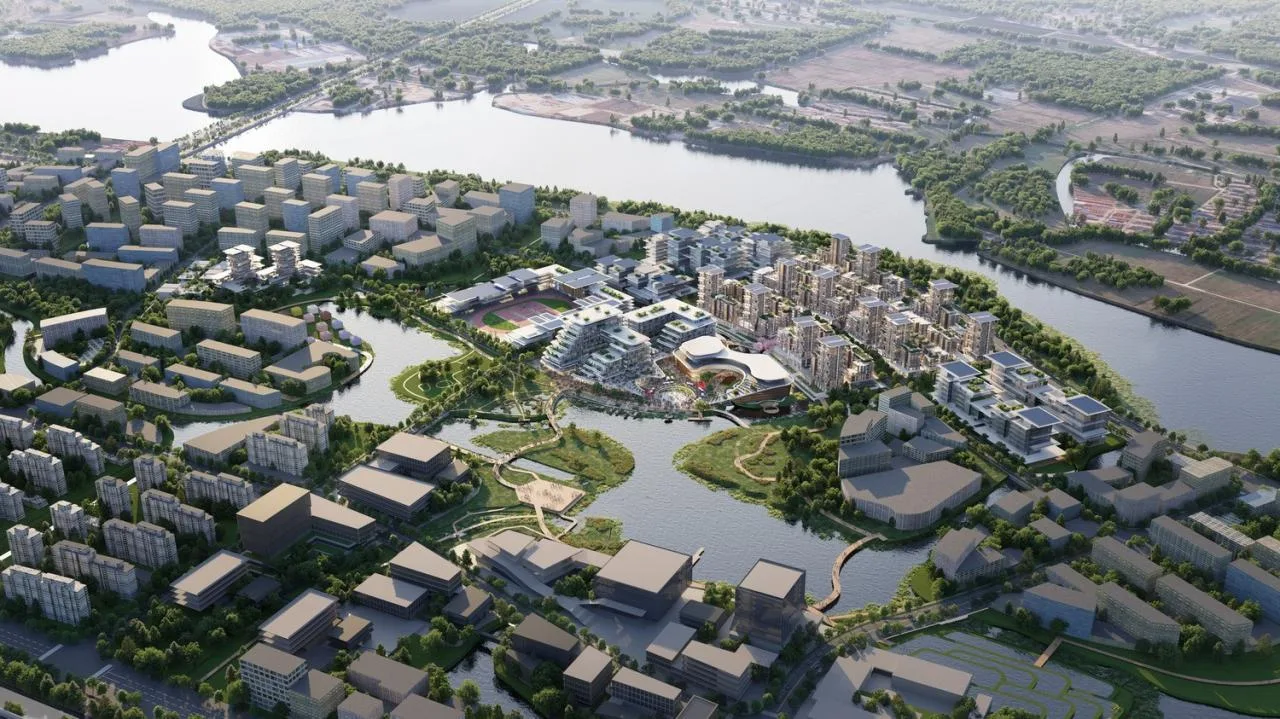 BIM Architecture | Water Town Community: Shanghai Xicen Science and Technology Innovation Center/Foster+Partners