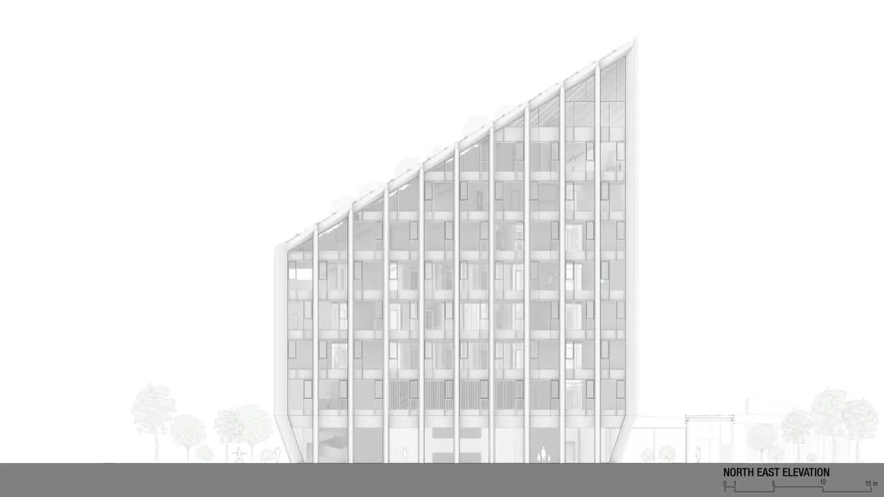 BIM Architecture | Second Exterior Wall, Bonfiglioli Headquarters/Peter Pichler Architecture