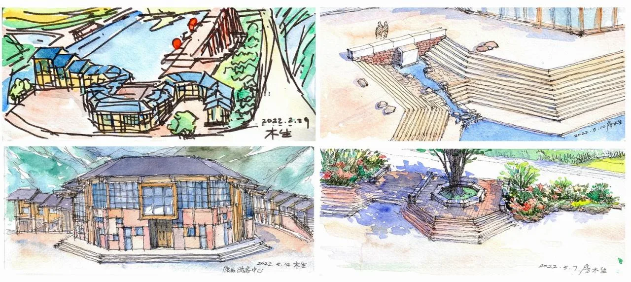 BIM Architecture | Dragon shaped Architecture: Kang County Tourism Tourist Distribution Center/Symbiotic Architecture Farmers Architects