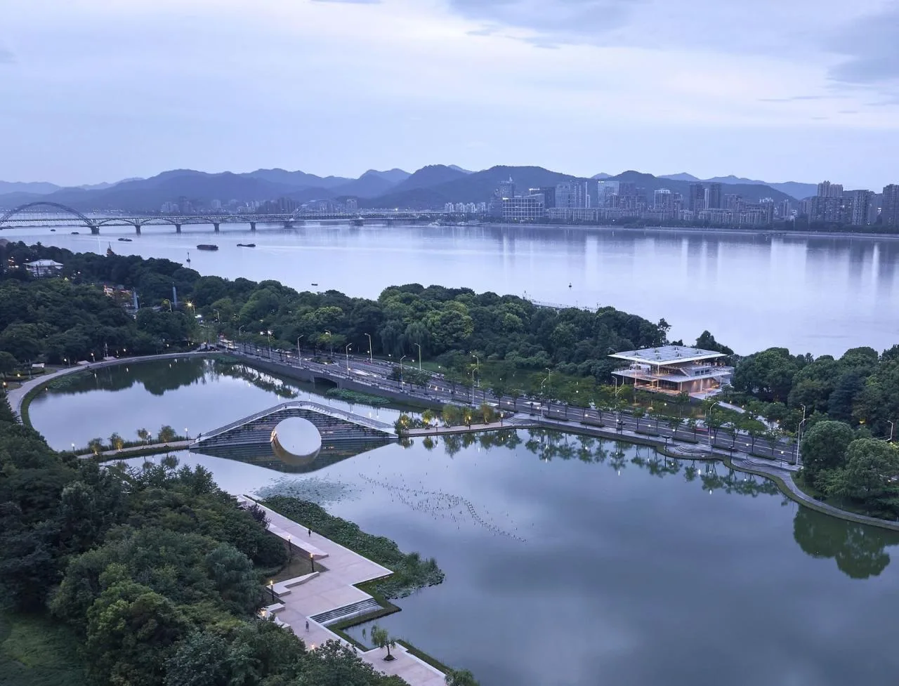 BIM Architecture | Hangzhou Binjiang Public Space · Jian Shi Yi and Ting Yun Yi/Tongji Original Design Studio
