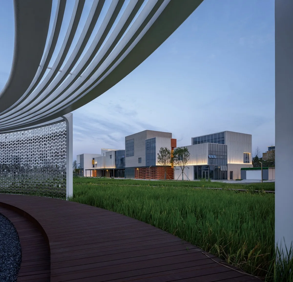 BIM Architecture | Haining Chang'an International Flower Industry Park/Forest Architecture+Park Architecture