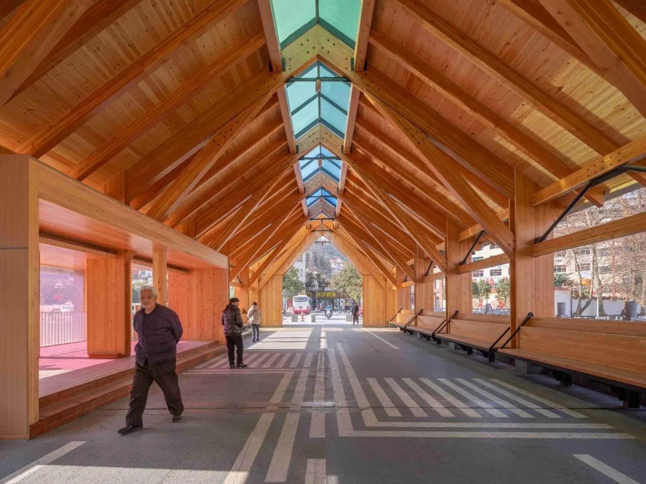 BIM Architecture | Renewal Design of Xinxinzi Bridge and Surrounding Commercial Street in Kang County/He Wei Studio of Sanwen Architecture
