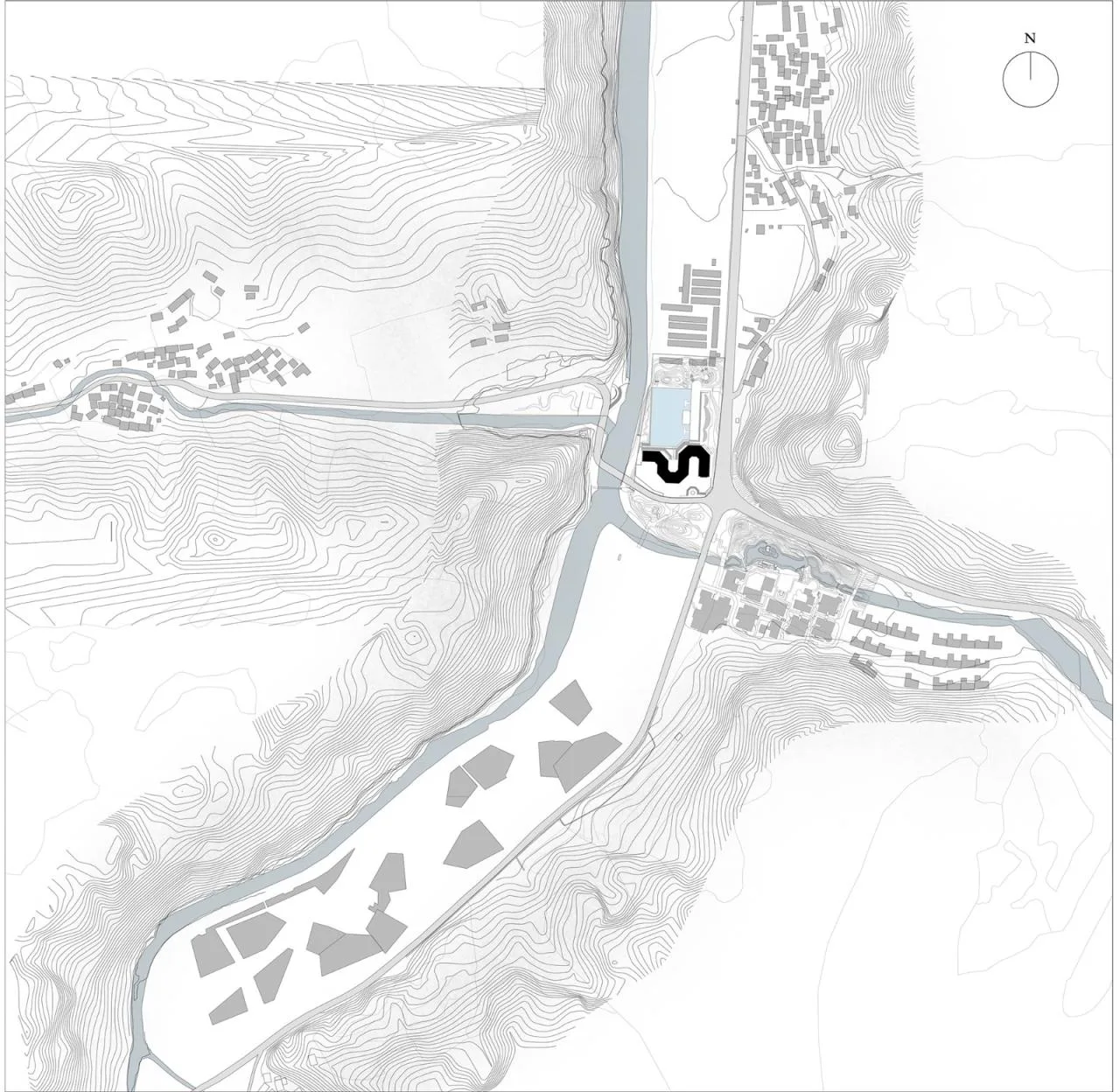 BIM Architecture | Dragon shaped Architecture: Kang County Tourism Tourist Distribution Center/Symbiotic Architecture Farmers Architects