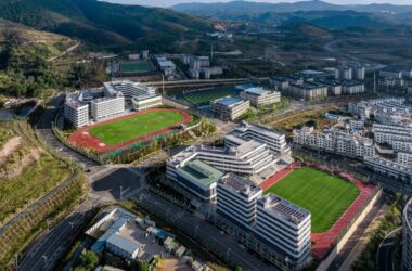 BIM Architecture: Design Highlights of Hongyu Middle School and the Integration of Production and Education Research Center in Yuxi, Yunnan-BIM WORLD