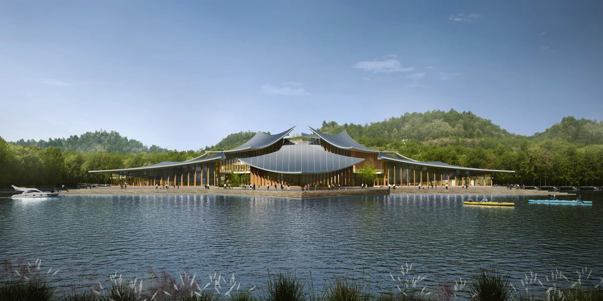 BIM Architecture | Tianfu Water Conference Center/MARS Studio Planet Architecture Firm