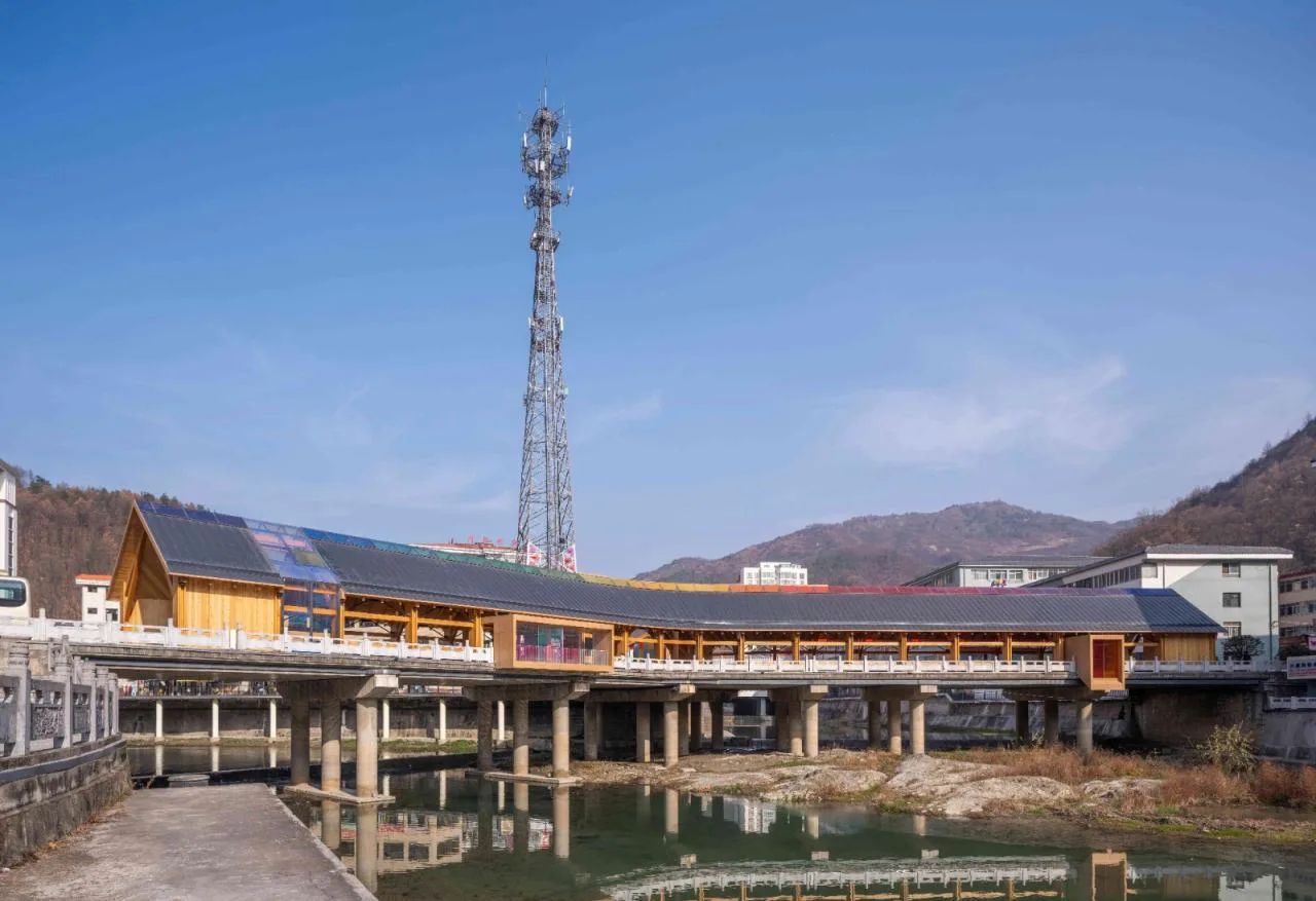 BIM Architecture | Renewal Design of Xinxinzi Bridge and Surrounding Commercial Street in Kang County/He Wei Studio of Sanwen Architecture