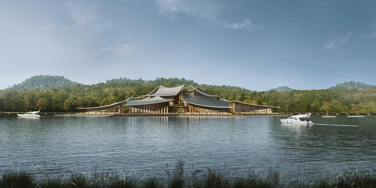 BIM Architecture | Tianfu Water Conference Center/MARS Studio Planet Architecture Firm