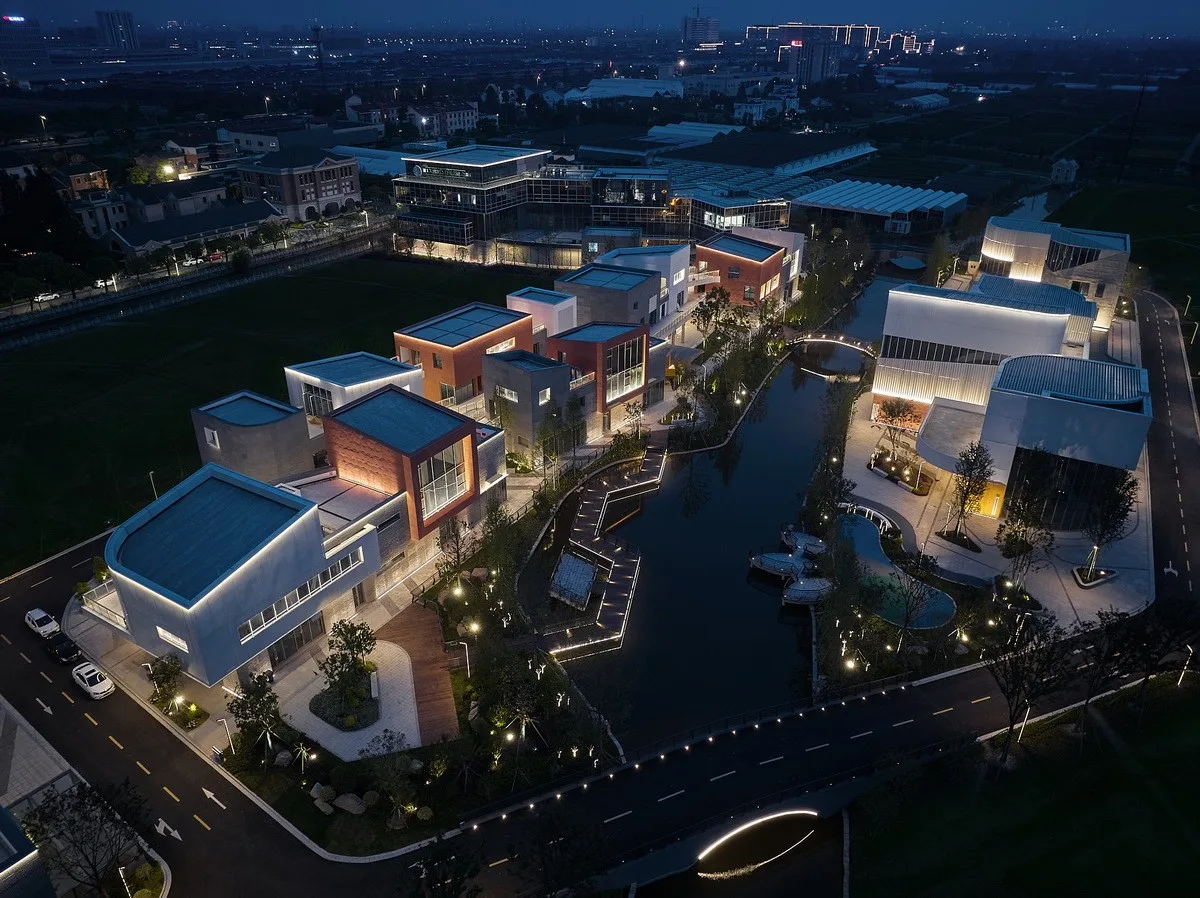 BIM Architecture | Haining Chang'an International Flower Industry Park/Forest Architecture+Park Architecture