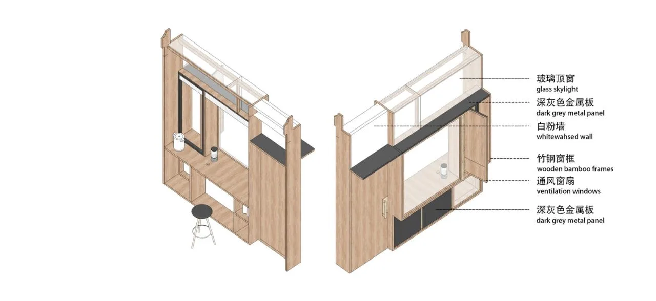 BIM Architecture | Liuhai Hutong: Heyuan Homestay/Wang Weiren Architectural Design and Research Office