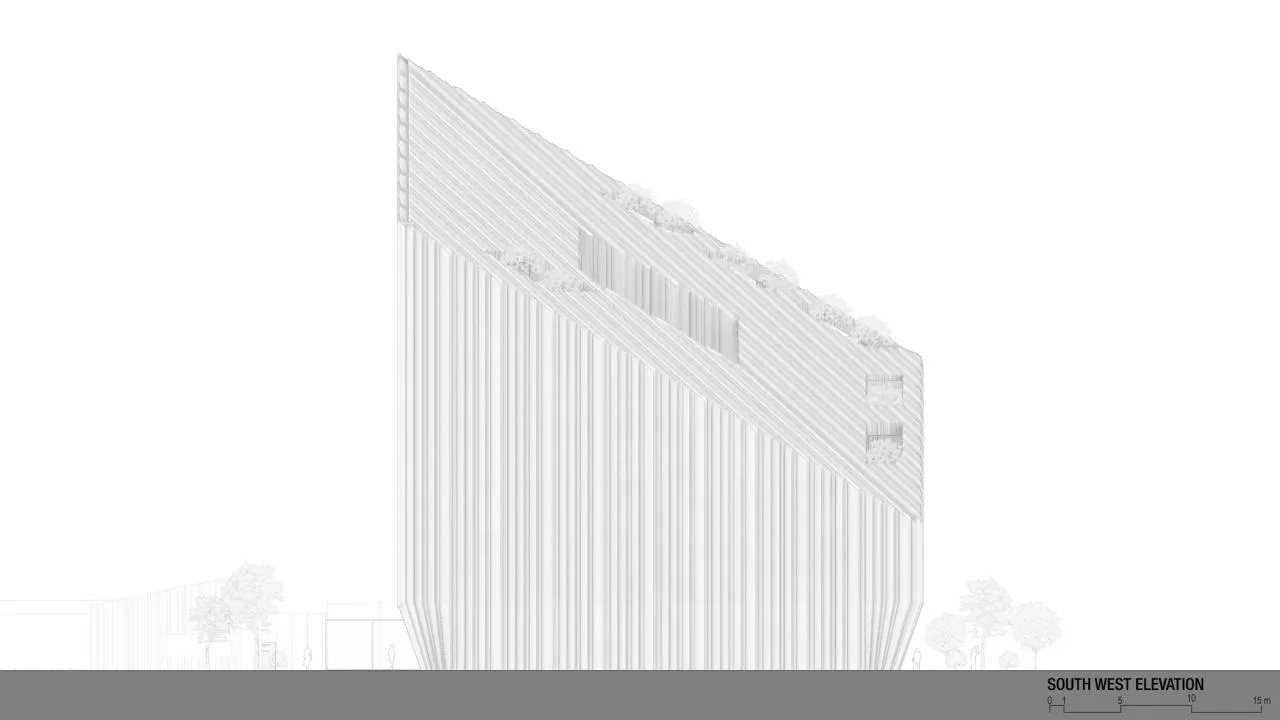 BIM Architecture | Second Exterior Wall, Bonfiglioli Headquarters/Peter Pichler Architecture