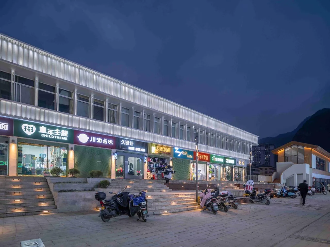 BIM Architecture | Renewal Design of Xinxinzi Bridge and Surrounding Commercial Street in Kang County/He Wei Studio of Sanwen Architecture