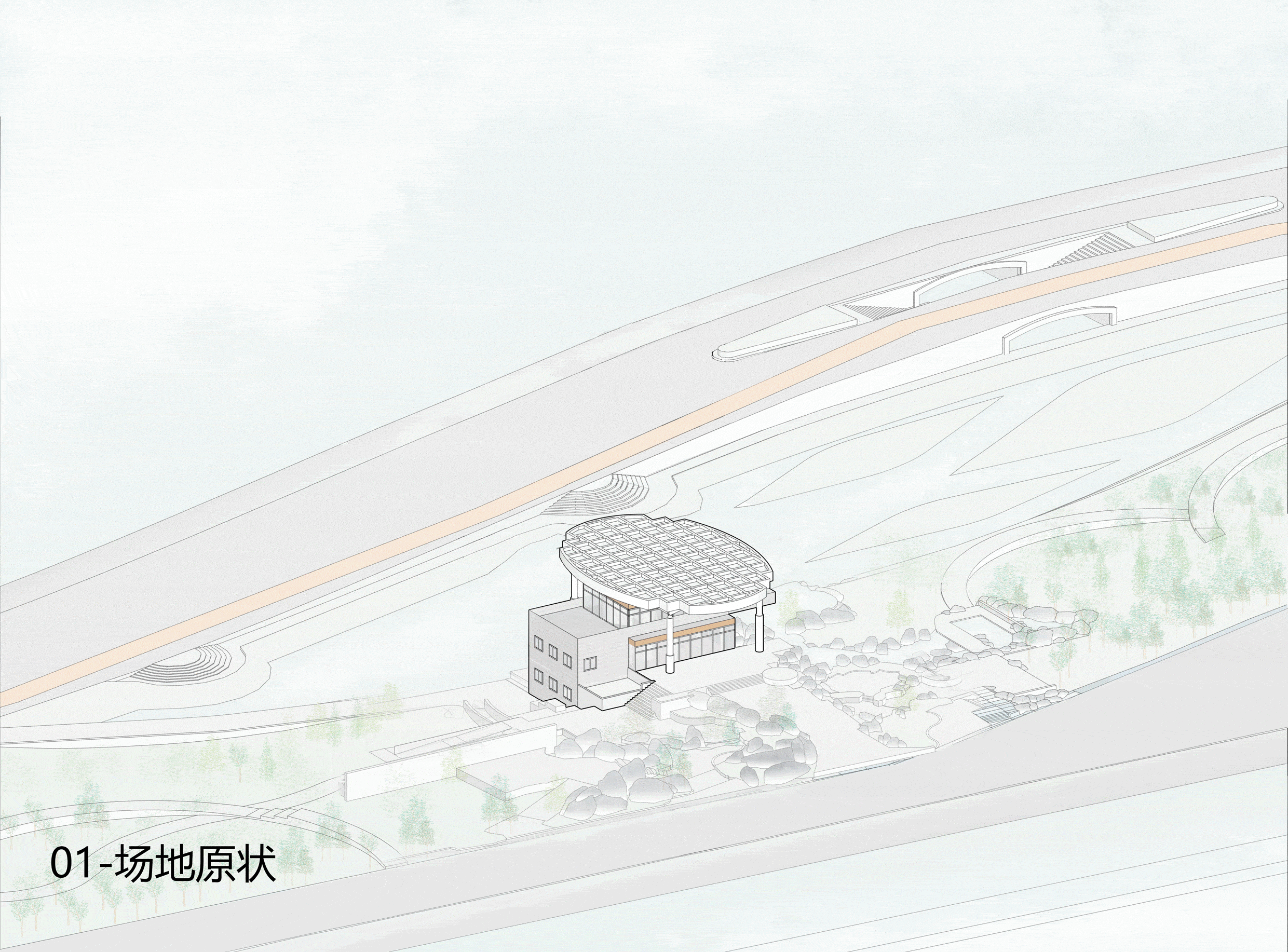 BIM Architecture | Hangzhou Binjiang Public Space · Jian Shi Yi and Ting Yun Yi/Tongji Original Design Studio