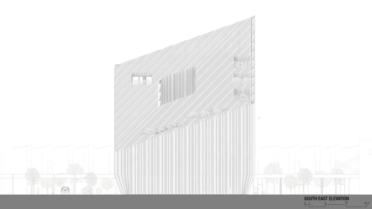 BIM Architecture | Second Exterior Wall, Bonfiglioli Headquarters/Peter Pichler Architecture