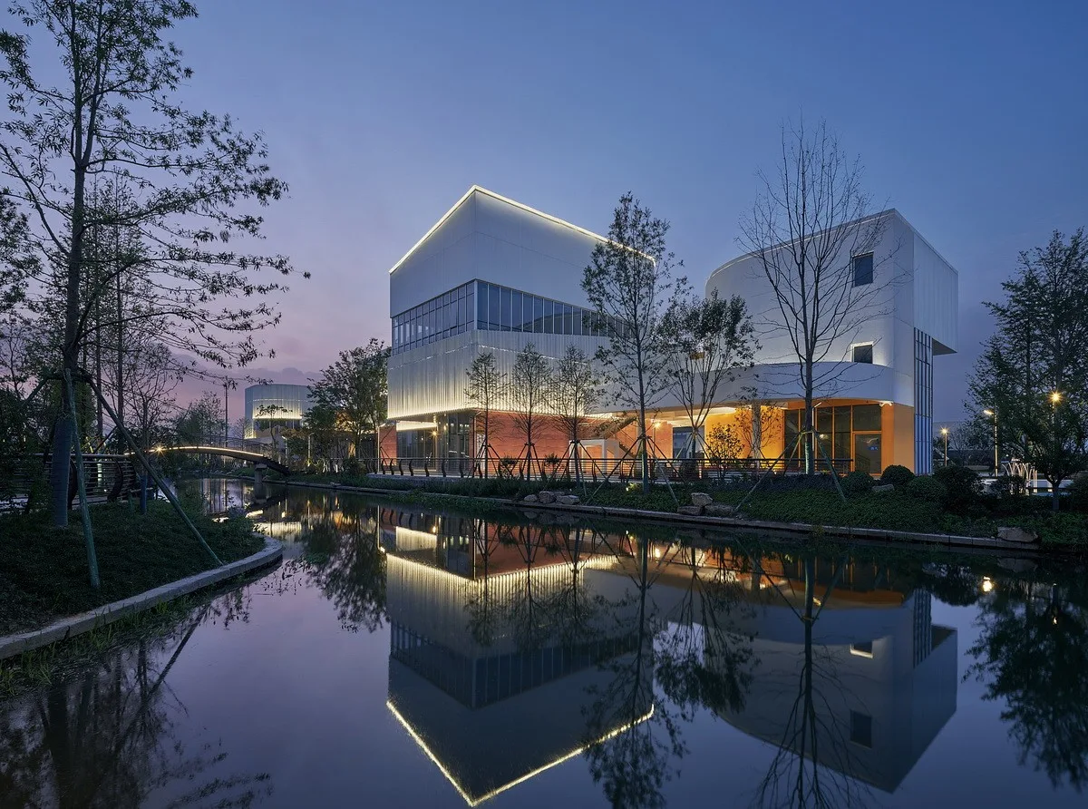 BIM Architecture | Haining Chang'an International Flower Industry Park/Forest Architecture+Park Architecture