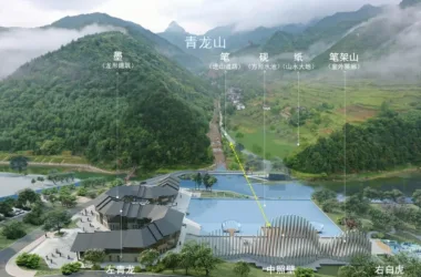 BIM Architecture: Dragon-Shaped Kang County Tourism Distribution Center by Symbiotic Architecture and Farmers Architects-BIM WORLD